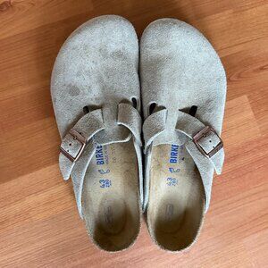 Birkenstock Boston Soft Footbed Suede Leather - Size 43